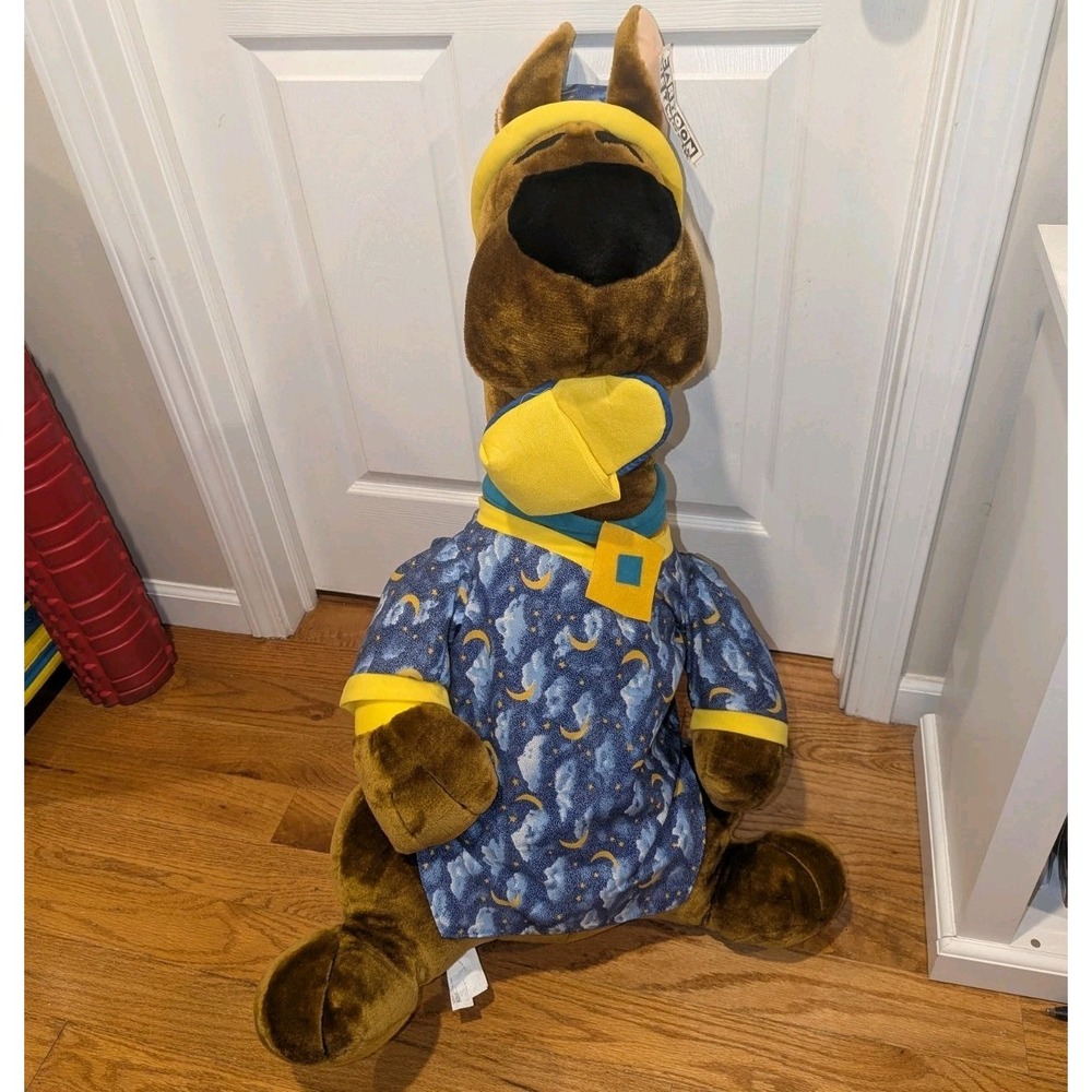 NWT Vintage 1998 Scooby-Doo 36" Jumbo Plush Pajamas Cartoon Network
